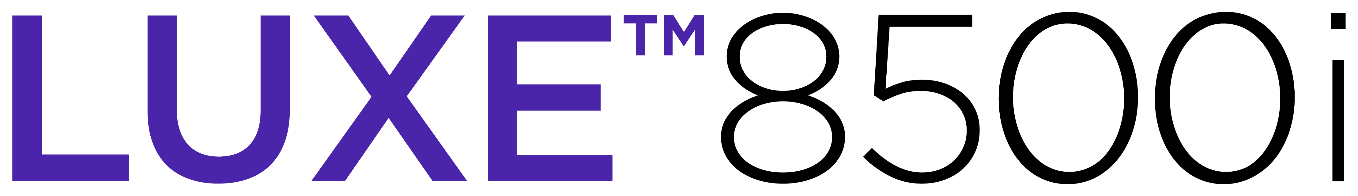 LUXE-8500i_purple_black LUXE8500i Logo